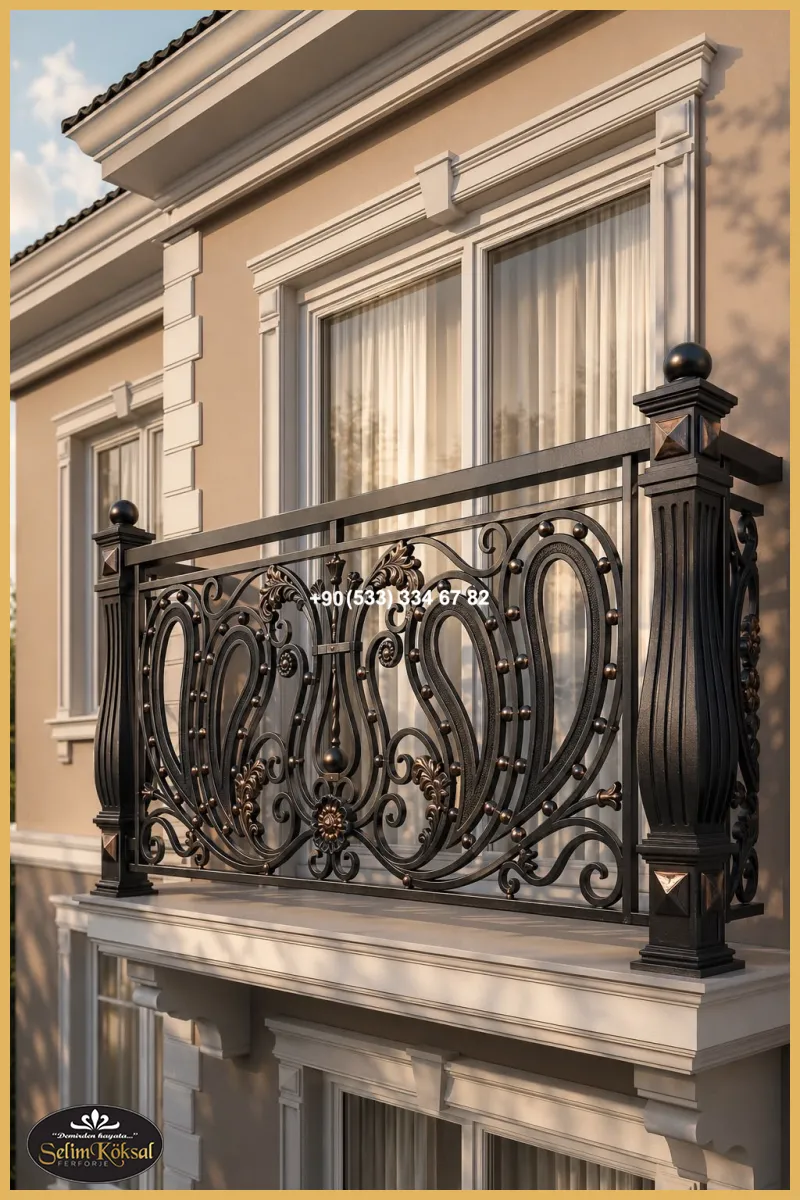 BALKON KORKULUK MODELLERİ-BALKON KORKULUK-FERFORJE BALKON KORKULUK-BALKON KORKULUK ÇEŞİTLERİ