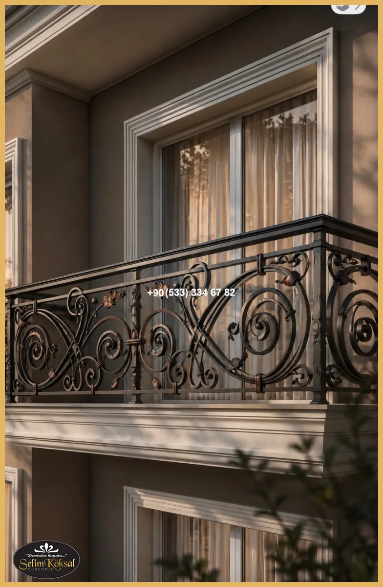BALKON KORKULUK MODELLERİ-BALKON KORKULUK-FERFORJE BALKON KORKULUK-BALKON KORKULUK ÇEŞİTLERİ