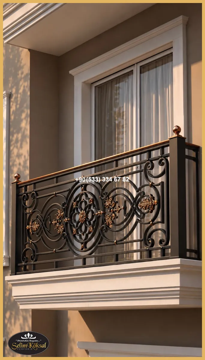 BALKON KORKULUK MODELLERİ-BALKON KORKULUK-FERFORJE BALKON KORKULUK-BALKON KORKULUK ÇEŞİTLERİ