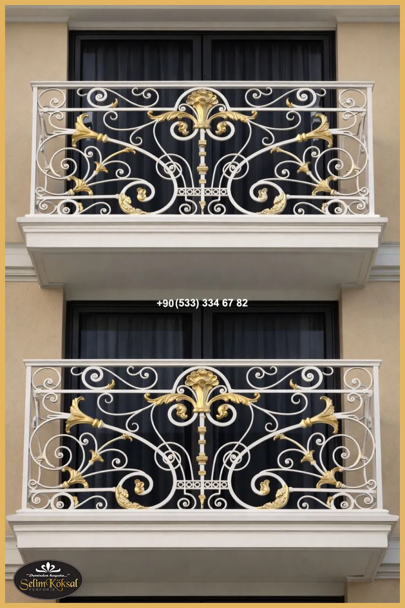 BALKON KORKULUK MODELLERİ-BALKON KORKULUK-FERFORJE BALKON KORKULUK-BALKON KORKULUK ÇEŞİTLERİ