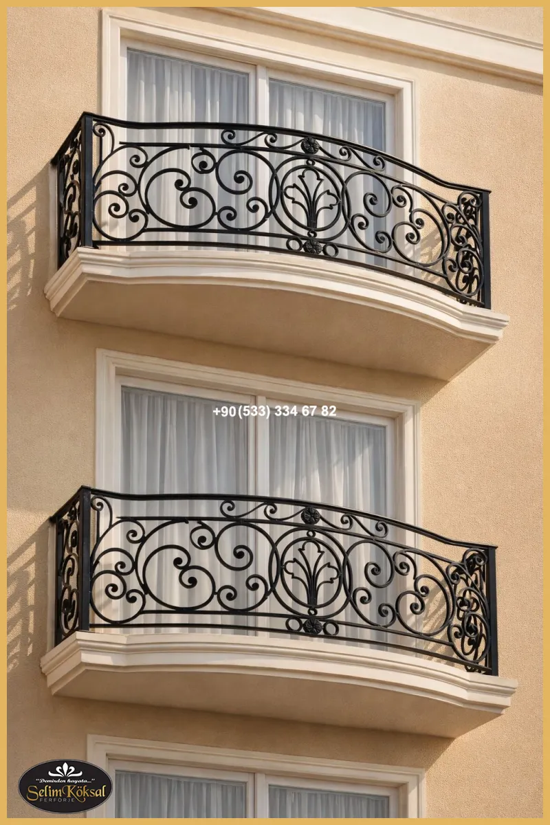 BALKON KORKULUK MODELLERİ-BALKON KORKULUK-FERFORJE BALKON KORKULUK-BALKON KORKULUK ÇEŞİTLERİ