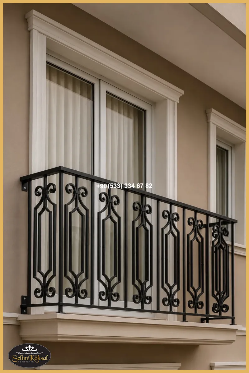 BALKON KORKULUK MODELLERİ-BALKON KORKULUK-FERFORJE BALKON KORKULUK-BALKON KORKULUK ÇEŞİTLERİ