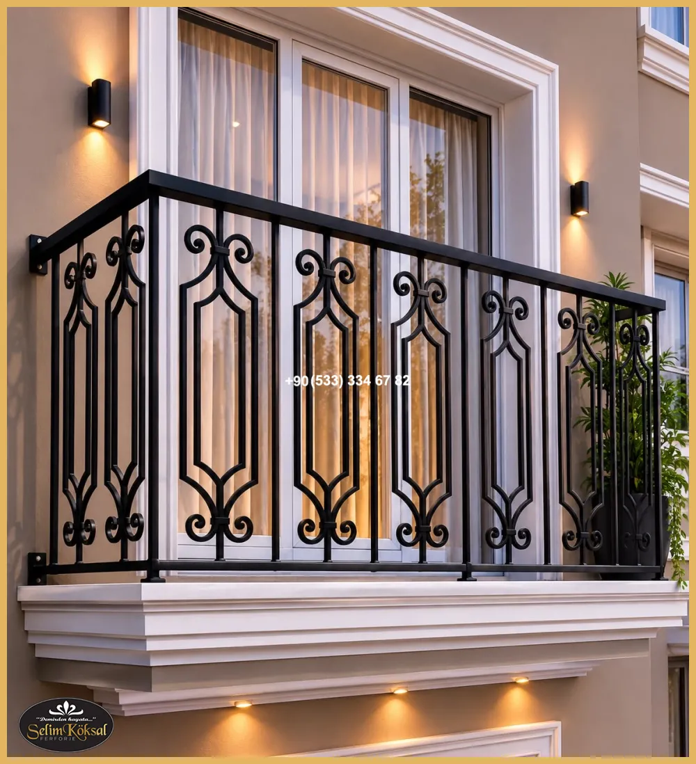BALKON KORKULUK MODELLERİ-BALKON KORKULUK-FERFORJE BALKON KORKULUK-BALKON KORKULUK ÇEŞİTLERİ
