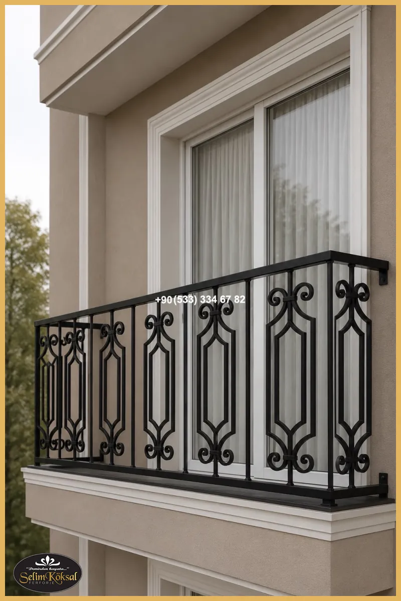 BALKON KORKULUK MODELLERİ-BALKON KORKULUK-FERFORJE BALKON KORKULUK-BALKON KORKULUK ÇEŞİTLERİ