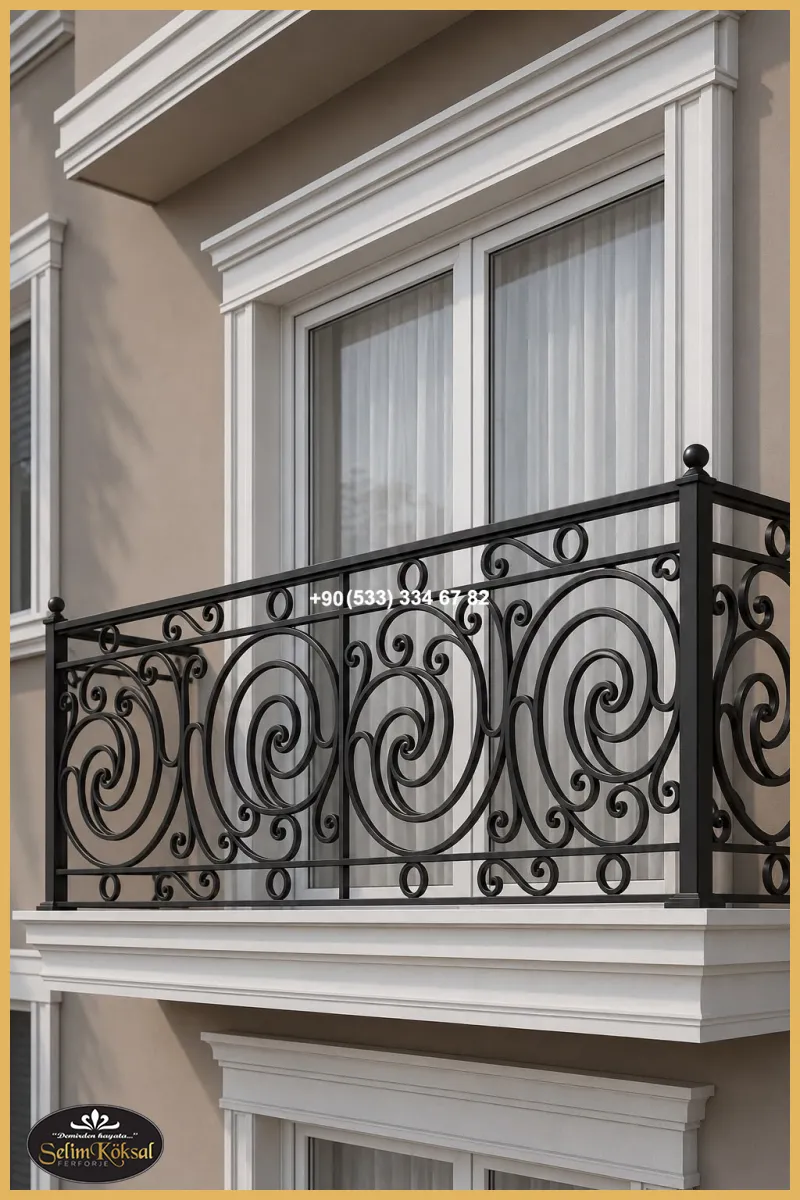 BALKON KORKULUK MODELLERİ-BALKON KORKULUK-FERFORJE BALKON KORKULUK-BALKON KORKULUK ÇEŞİTLERİ
