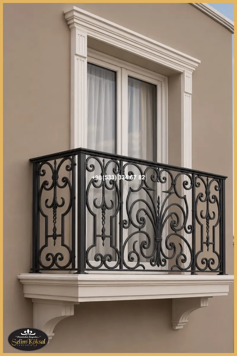 BALKON KORKULUK MODELLERİ-BALKON KORKULUK-FERFORJE BALKON KORKULUK-BALKON KORKULUK ÇEŞİTLERİ