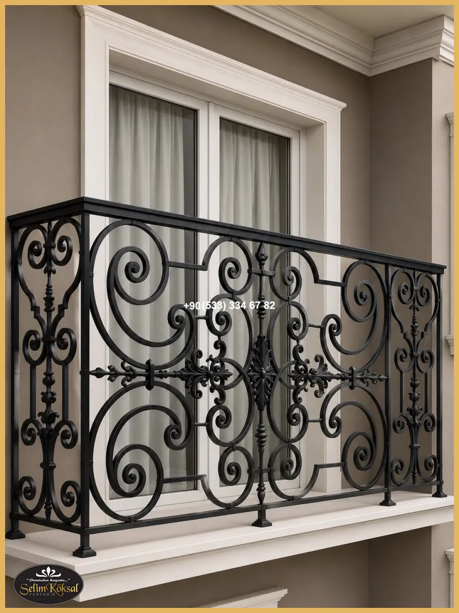 BALKON KORKULUK MODELLERİ-BALKON KORKULUK-FERFORJE BALKON KORKULUK-BALKON KORKULUK ÇEŞİTLERİ
