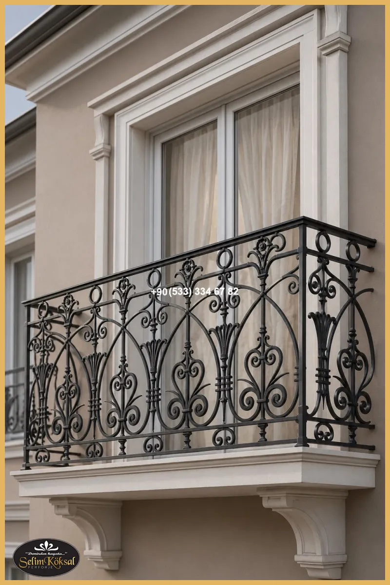 BALKON KORKULUK MODELLERİ-BALKON KORKULUK-FERFORJE BALKON KORKULUK-BALKON KORKULUK ÇEŞİTLERİ