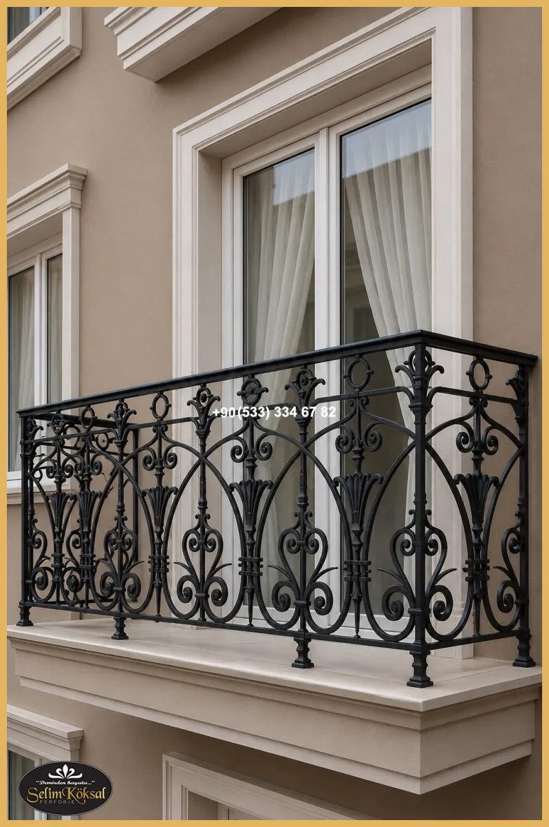 BALKON KORKULUK MODELLERİ-BALKON KORKULUK-FERFORJE BALKON KORKULUK-BALKON KORKULUK ÇEŞİTLERİ