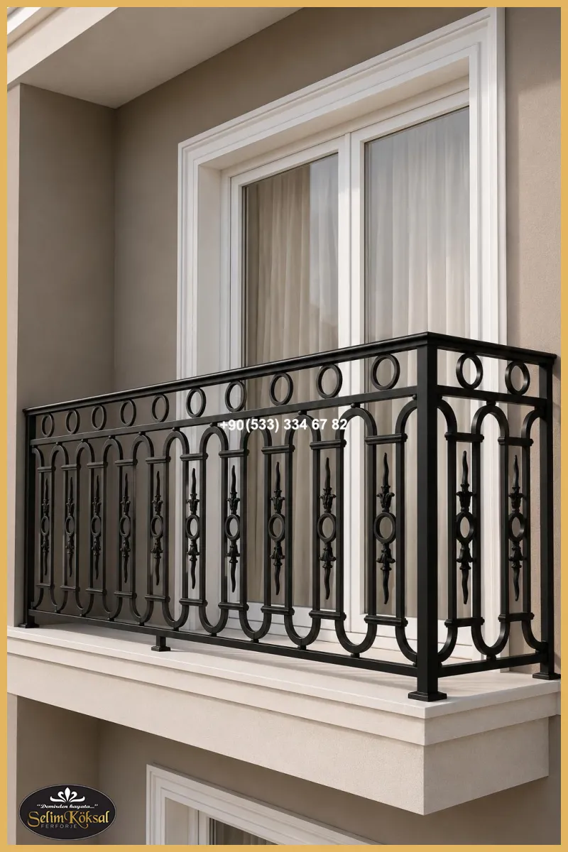 BALKON KORKULUK MODELLERİ-BALKON KORKULUK-FERFORJE BALKON KORKULUK-BALKON KORKULUK ÇEŞİTLERİ